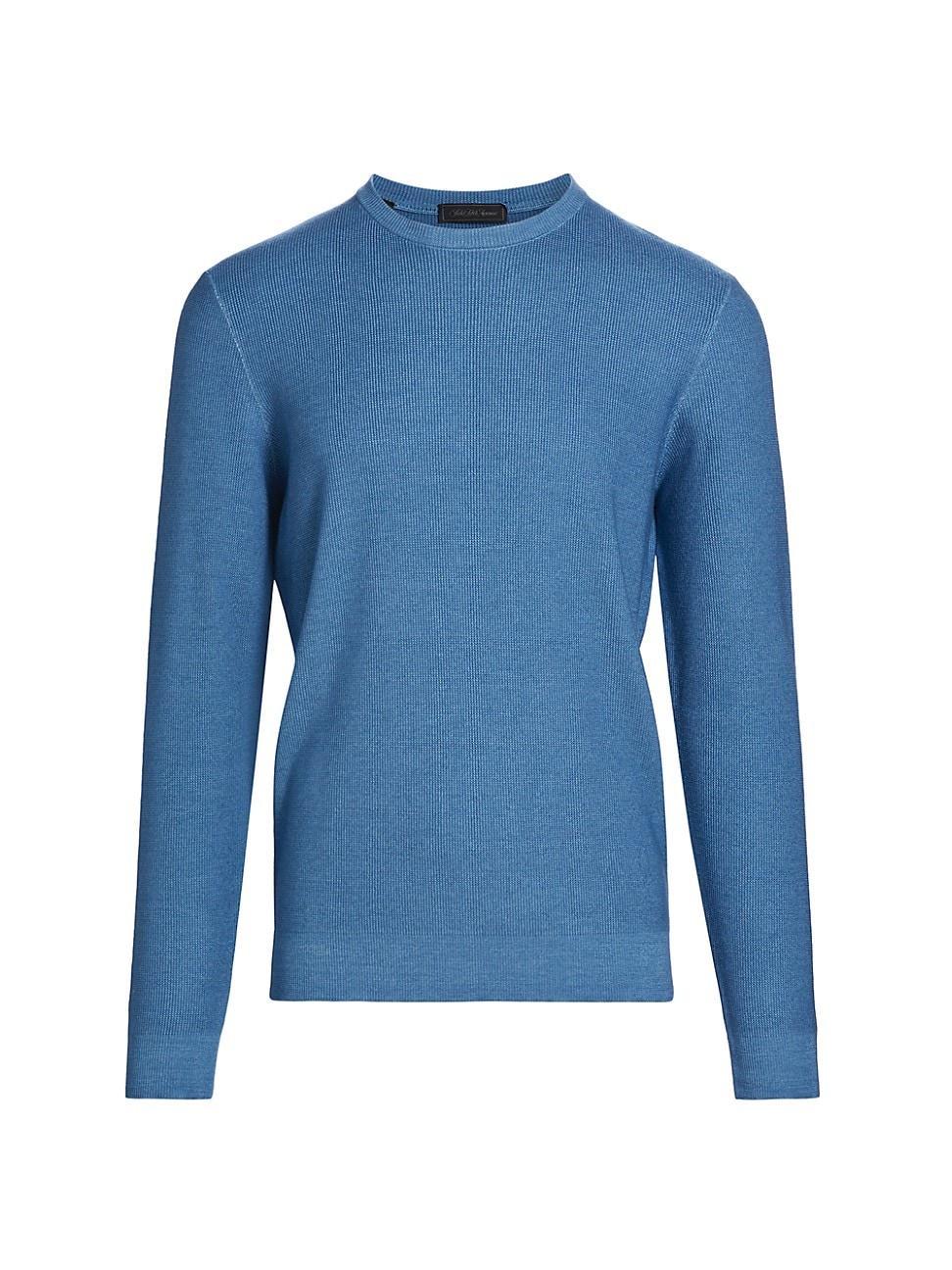 Mens COLLECTION Garment-Dyed Crewneck Sweater Product Image