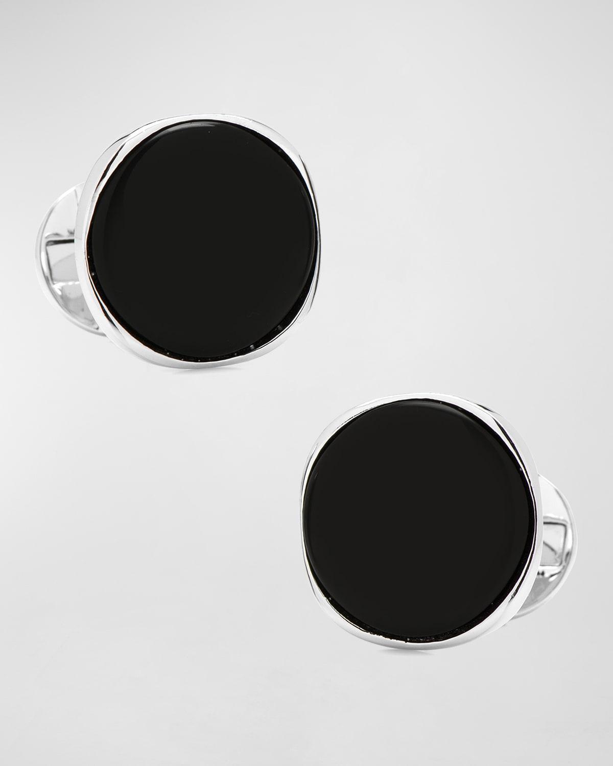 Cufflinks, Inc. Stone Inlay Round Cuff Links Product Image