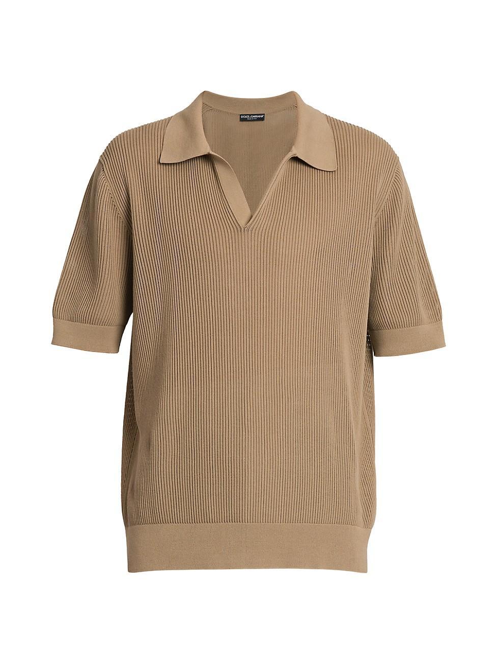 Mens Cotton Polo Shirt Product Image