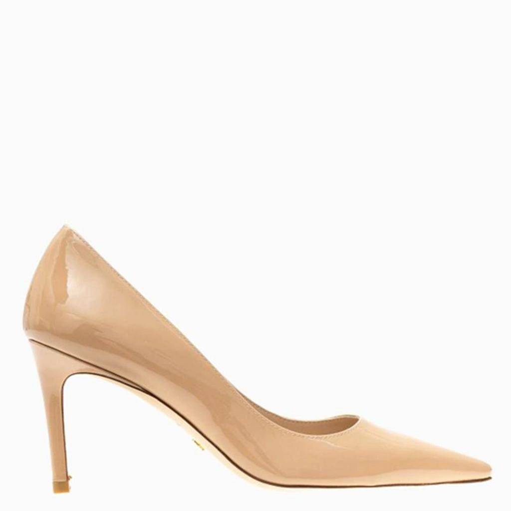 Leather Anny Pump 100 In Adobe Beige Product Image