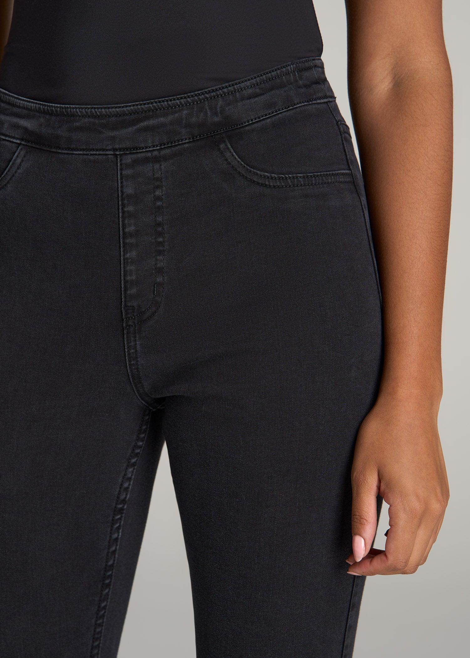 Women's Tall Jeggings in Washed Black Female Product Image