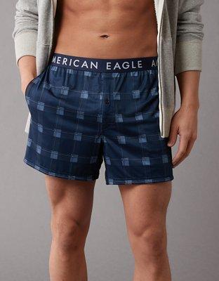 AEO Men's Plaid Ultra Soft Boxer Short Product Image