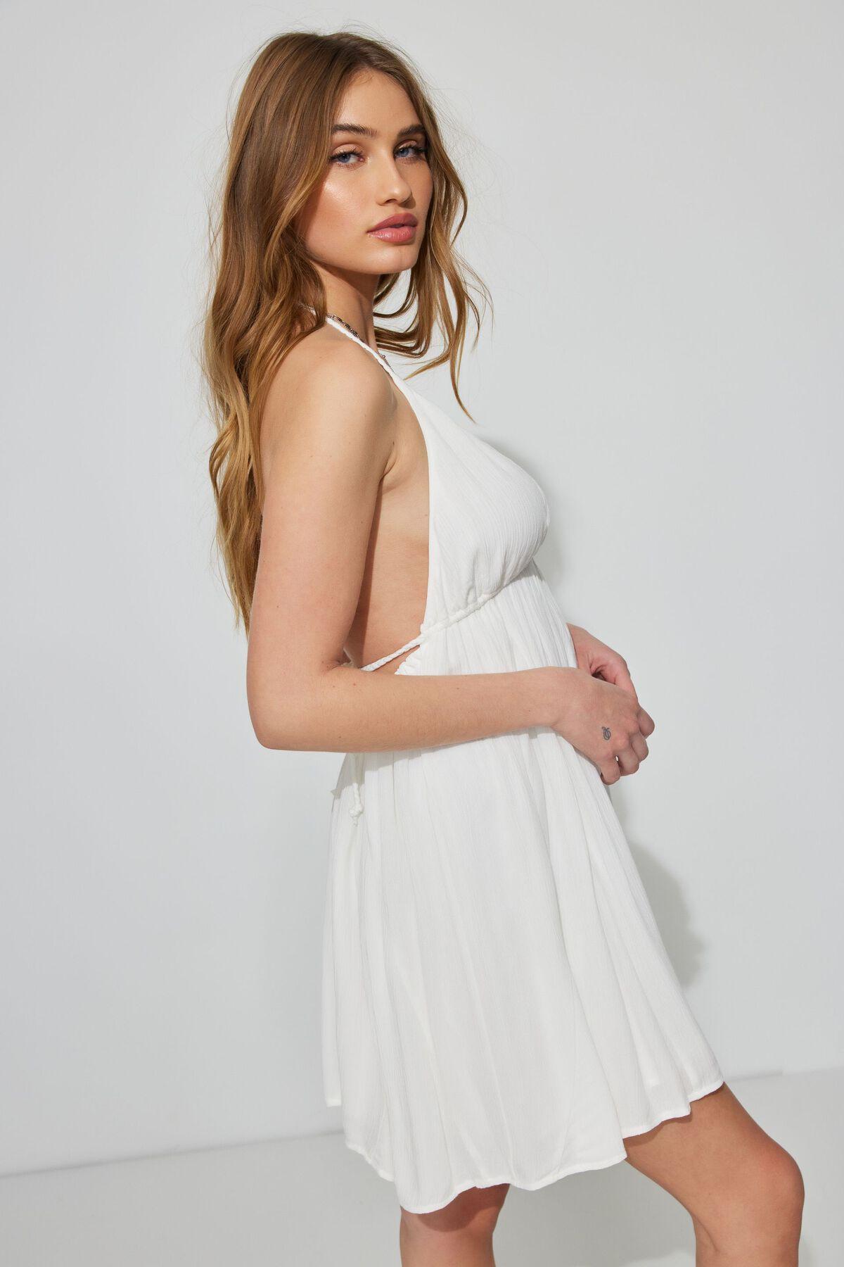 Halter Flare Dress Product Image