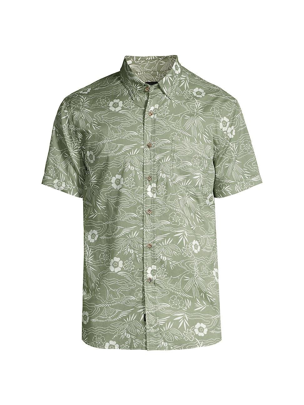 Rails Monaco Floral Short Sleeve Button-Up Shirt Product Image