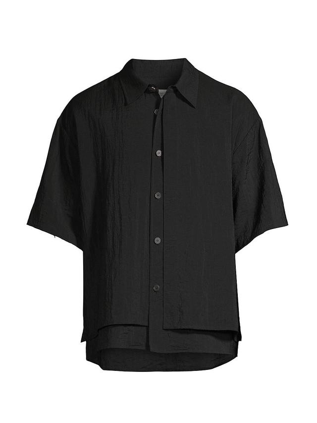 Mens Wardrobe In The City Double Layered Short-Sleeve Shirt Product Image