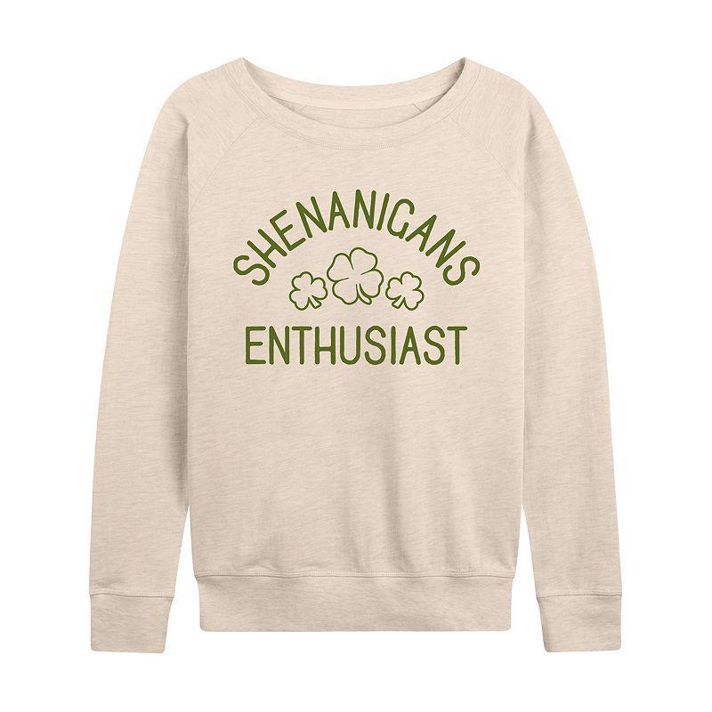 Womens Shenanigans Enthusiast Slouchy Graphic Sweatshirt Product Image