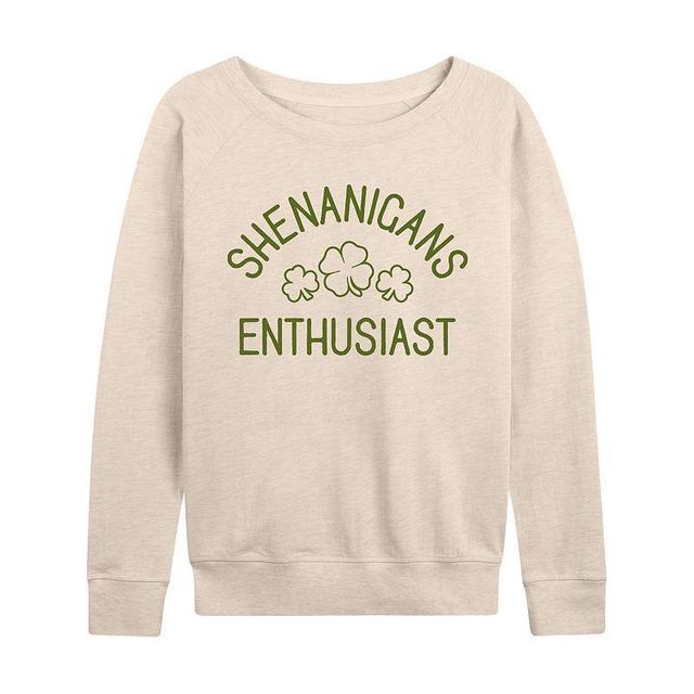 Womens Shenanigans Enthusiast Slouchy Graphic Sweatshirt Product Image