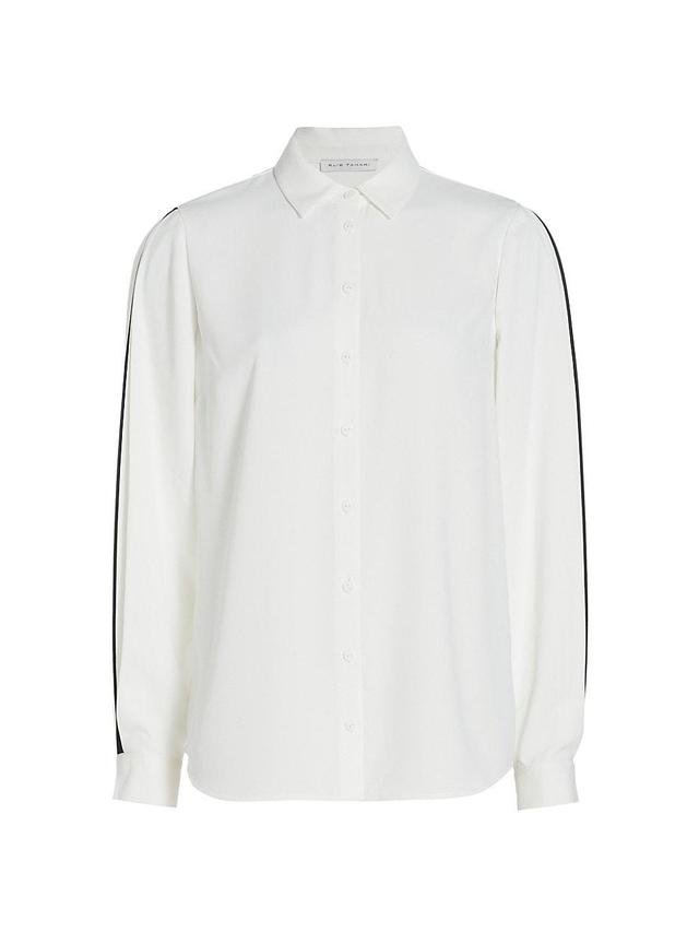 Womens The Landon Pleated-Sleeve Blouse Product Image