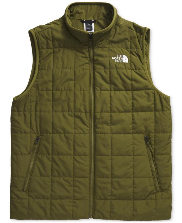 The North Face Mens Junction Zip-Front Insulated Vest - Forest Olive Product Image