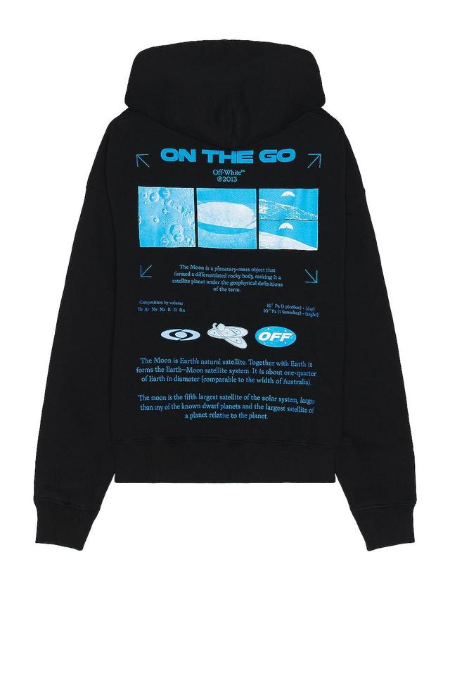 OFF-WHITE On The Go Moon Skate Hoodie in Black - Black. Size XL/1X (also in ). Product Image