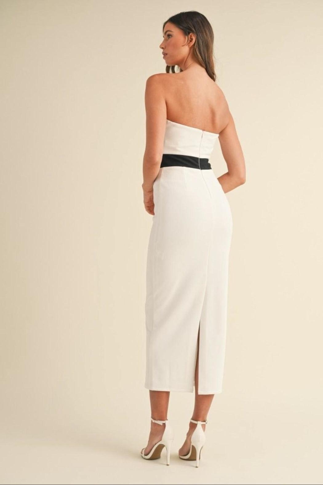 Strapless Midi Dress Product Image