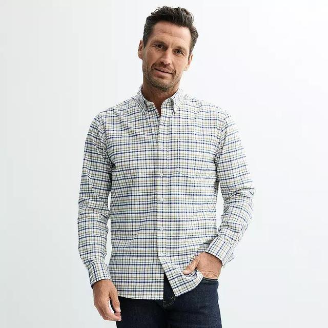 Mens Sonoma Goods For Life Long Sleeve Perfect Length Button-Down Shirt Product Image