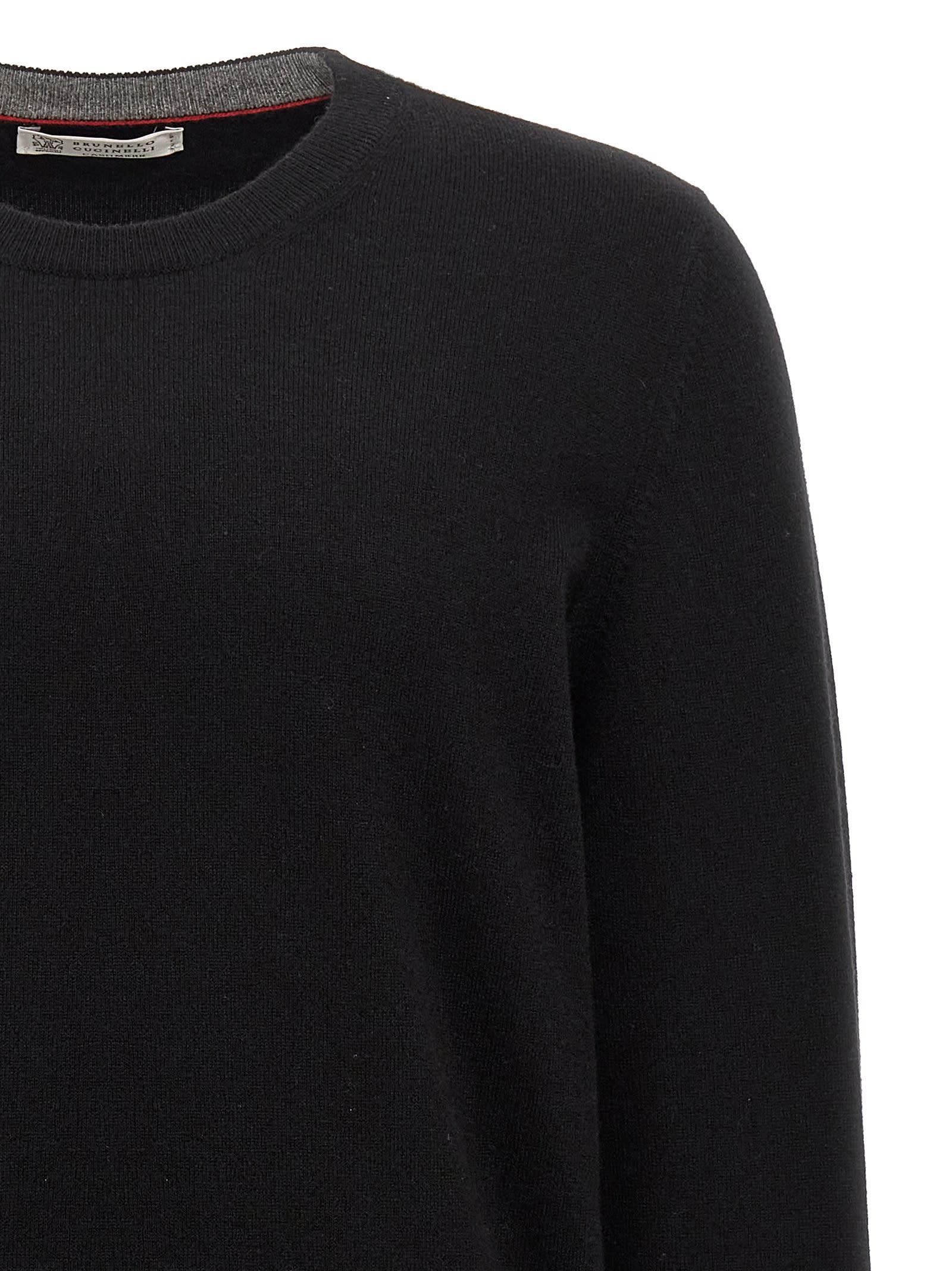 Cashmere Sweater In Black Product Image