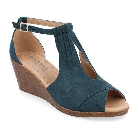 Journee Collection Kedzie Womens Wedges Grey Product Image