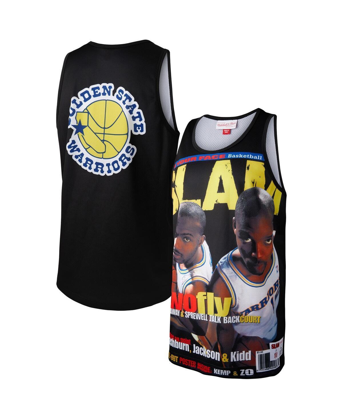 Mens Tim Hardaway and Latrell Sprewell Black Golden State Warriors Slam Player Tank Top Product Image