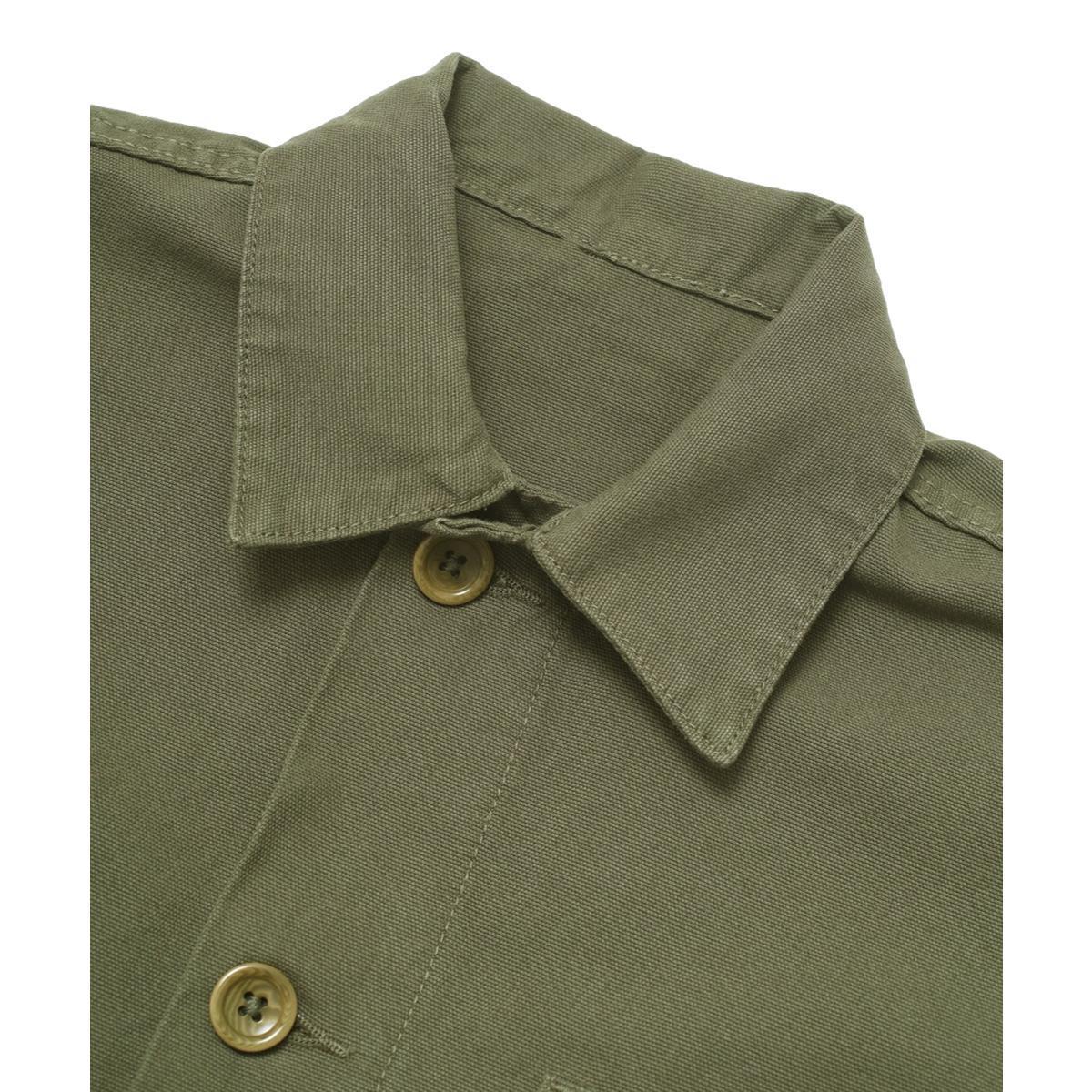 Canvas Coverall Jacket Olive Product Image