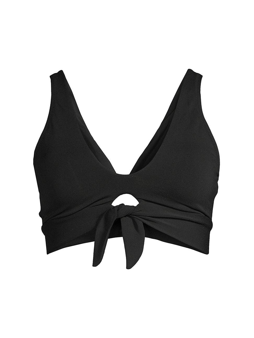 Robin Piccone Ava Knot Front Bikini Top Product Image