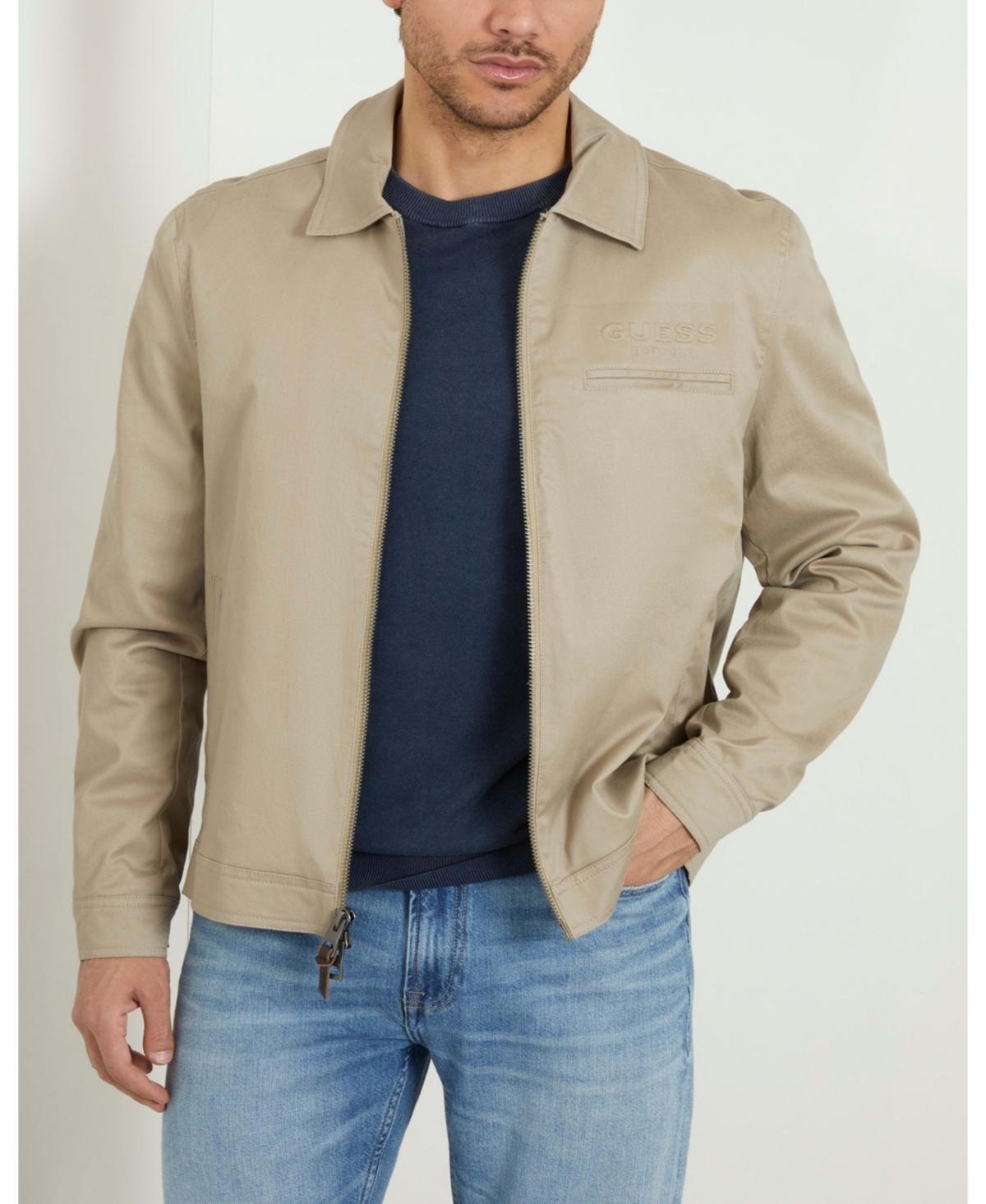 Guess Mens Universe Twill Zip Jacket Product Image