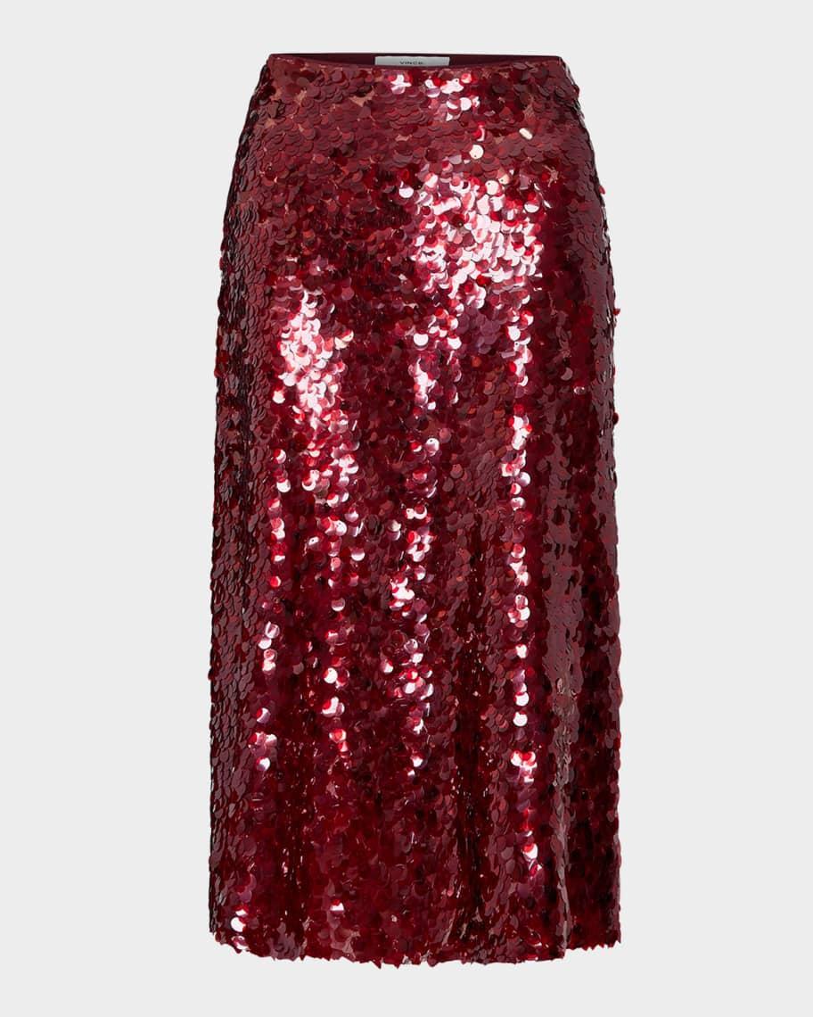 Lucite Straight Sequin Skirt product image