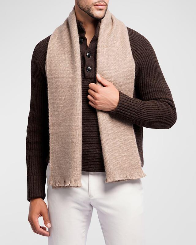 Mens Handspun Cashmere Scarf Product Image