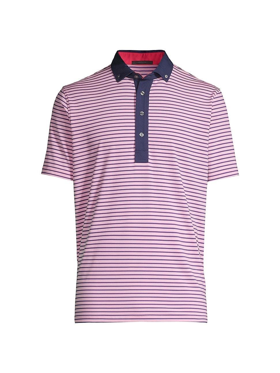 Mens Natchez Striped Polo Shirt Product Image