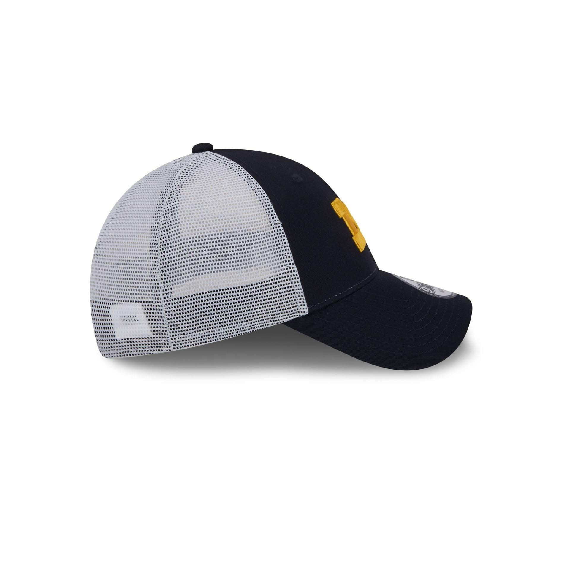 Michigan Wolverines Blue 9FORTY Trucker Hat Male Product Image