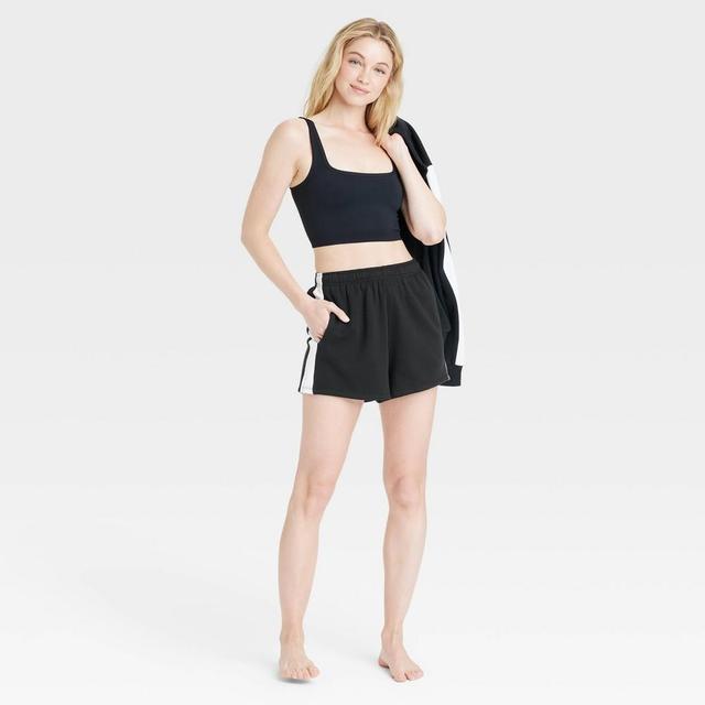 Womens Lounge Shorts - Colsie Black L Product Image