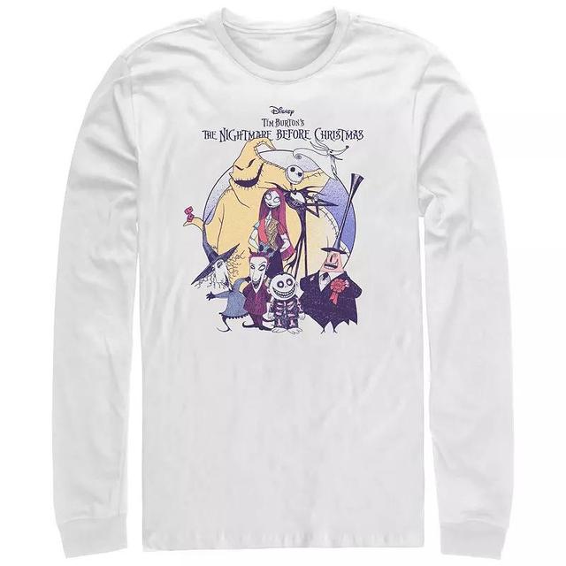 Disneys The Nightmare Before Christmas Scary Group Mens Long Sleeve Graphic Tee Product Image