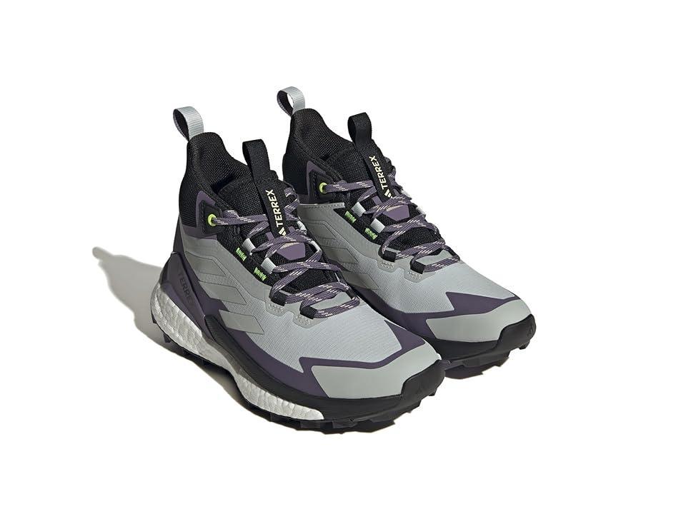 adidas Outdoor Terrex Free Hiker 2 GORE-TEX(r) Hiking Shoes (Wonder Silver/Wonder Silver/Lucid Lemon) Women's Shoes Product Image