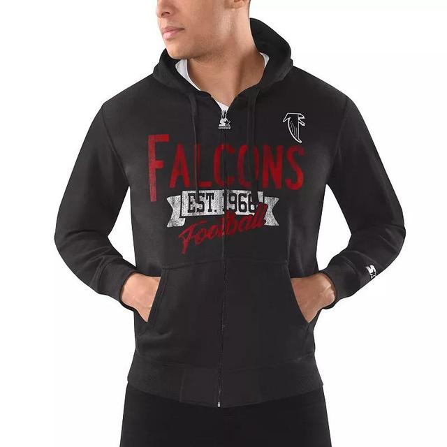 Mens Starter Atlanta Falcons Gridiron Classics Post Season Full-Zip Hoodie Product Image