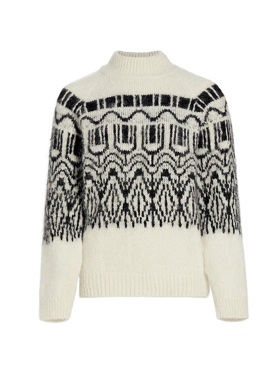 Womens Fairisle Alpaca-Blend Sweater Product Image