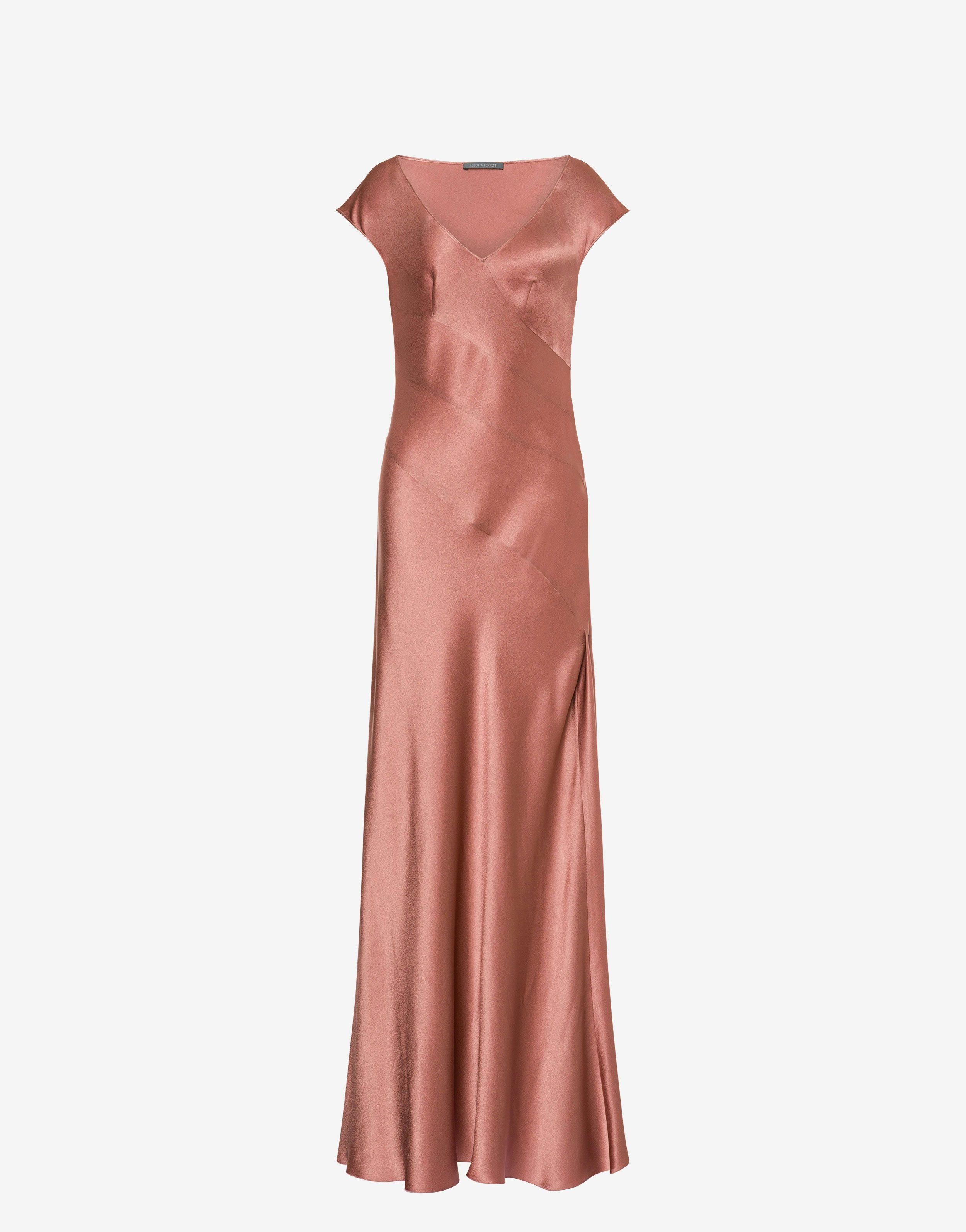 Long satin dress Product Image