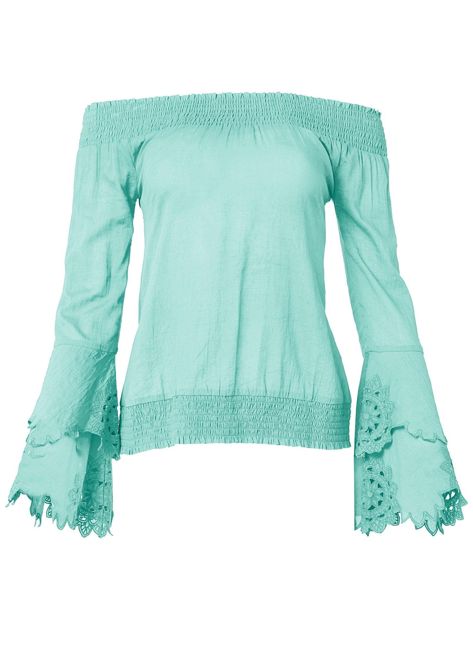 Off-The-Shoulder Top - Mint Product Image