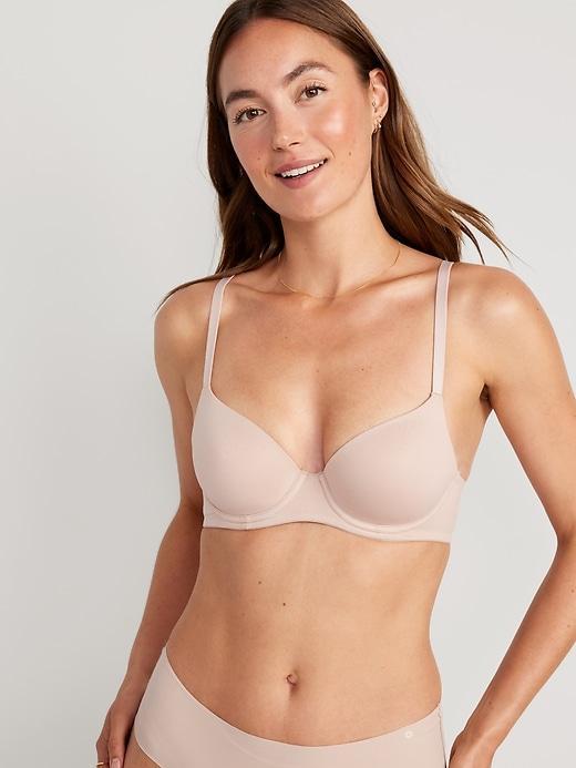 Full-Coverage Underwire Demi Bra Product Image