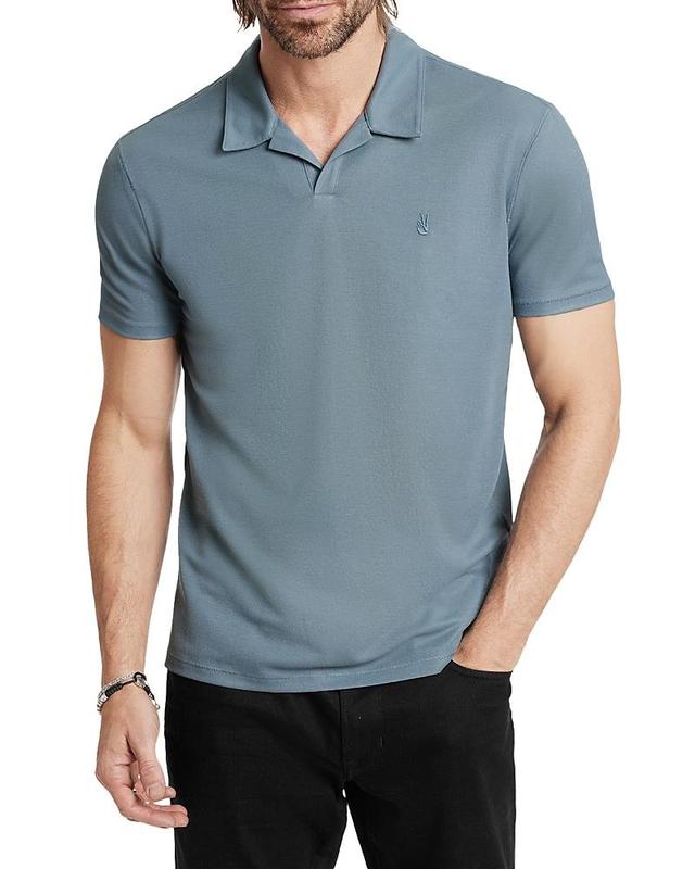 John Varvatos Leroy Peace Pique Regular Fit Polo Shirt Product Image