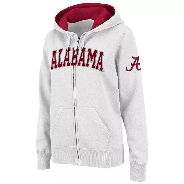 Womens Stadium Athletic Alabama Crimson Tide Arched Name Full-zip Hoodie Product Image