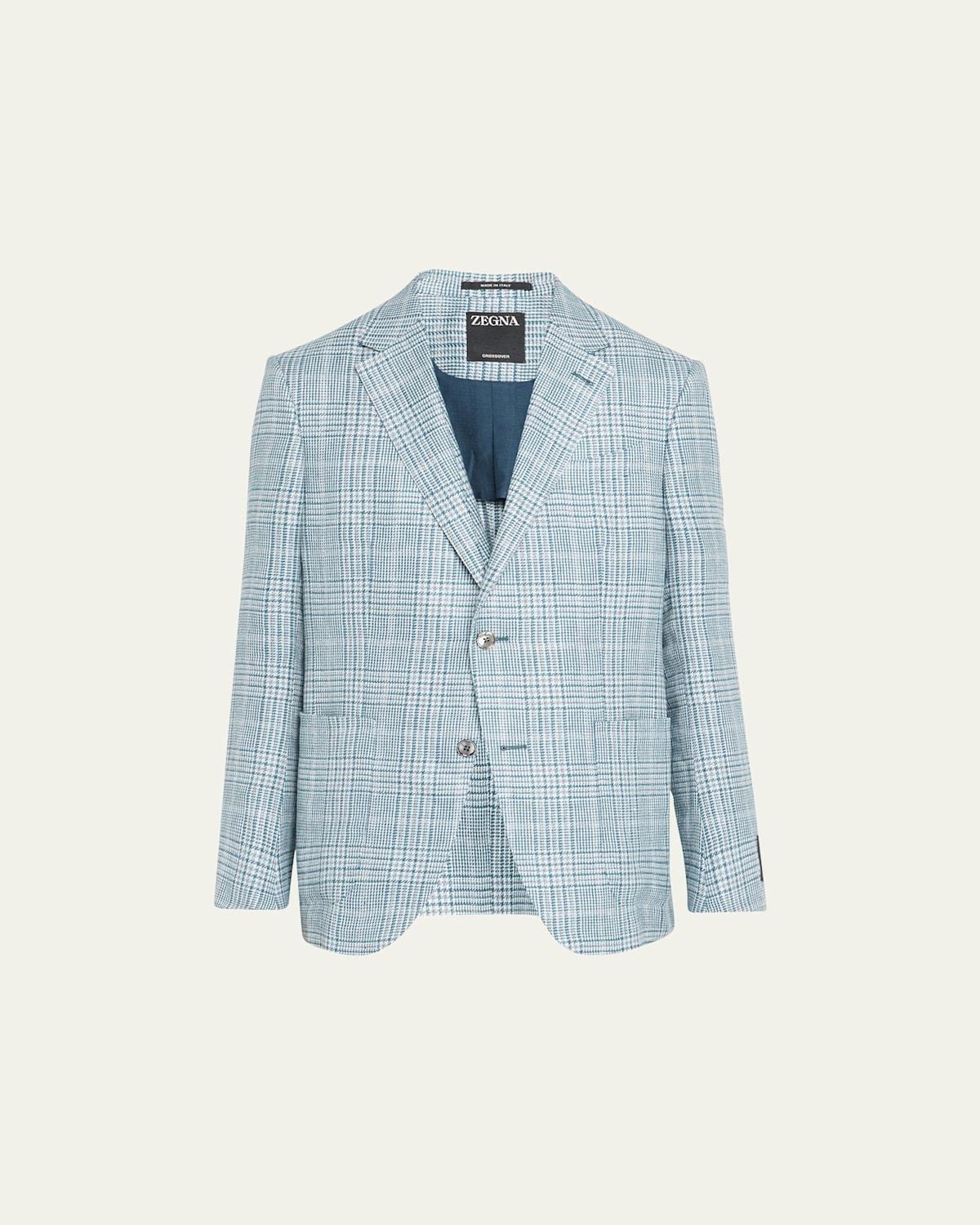 Mens Fairway Plaid Crossover Sport Jacket Product Image