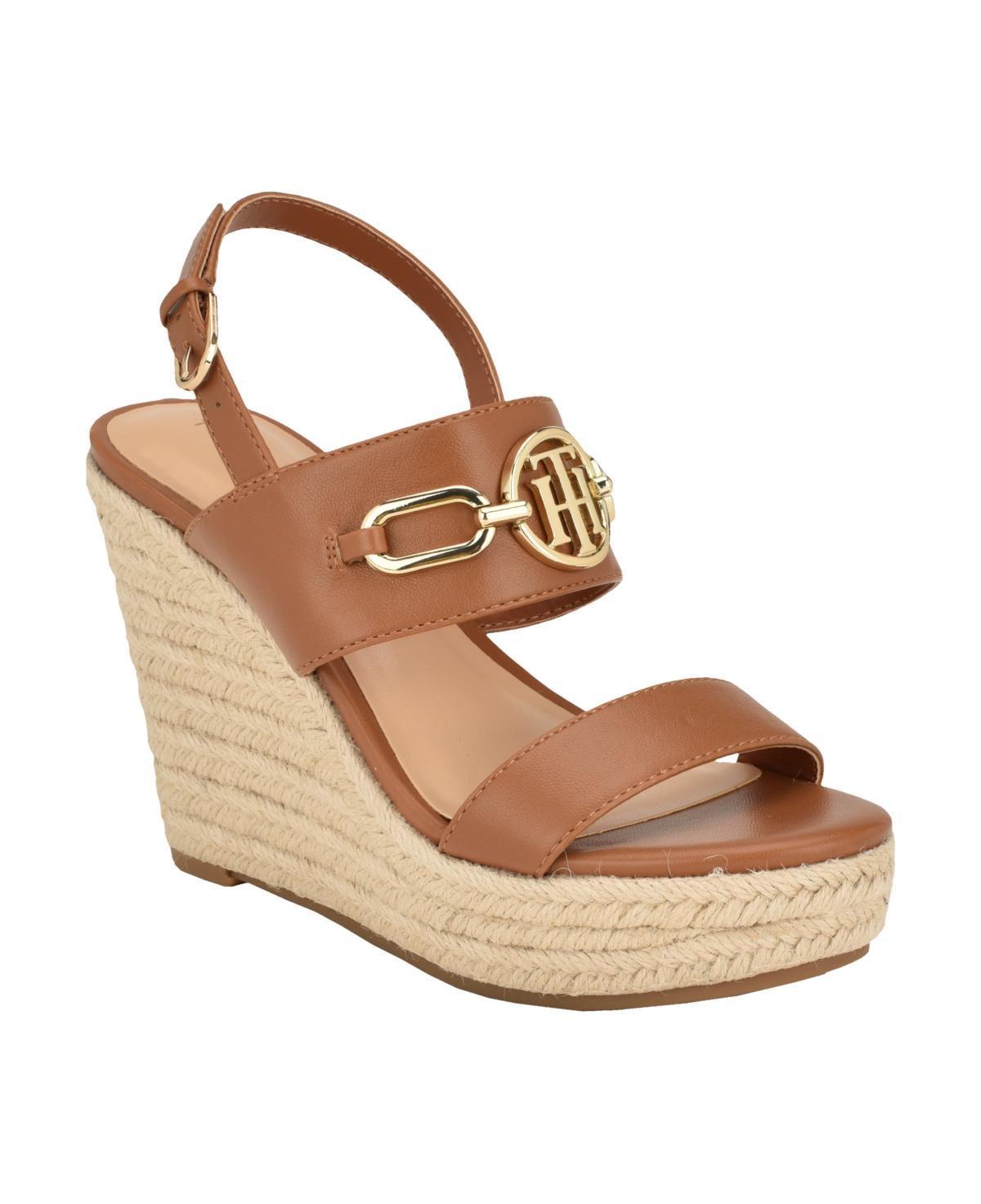 Tommy Hilfiger Womens Khari High Espadrille Wedge Sandals Product Image