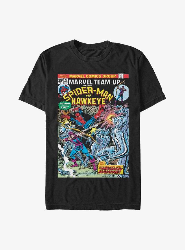 Marvel Spider-Man Hawkeye and Spider-Man Team-Up T-Shirt Product Image