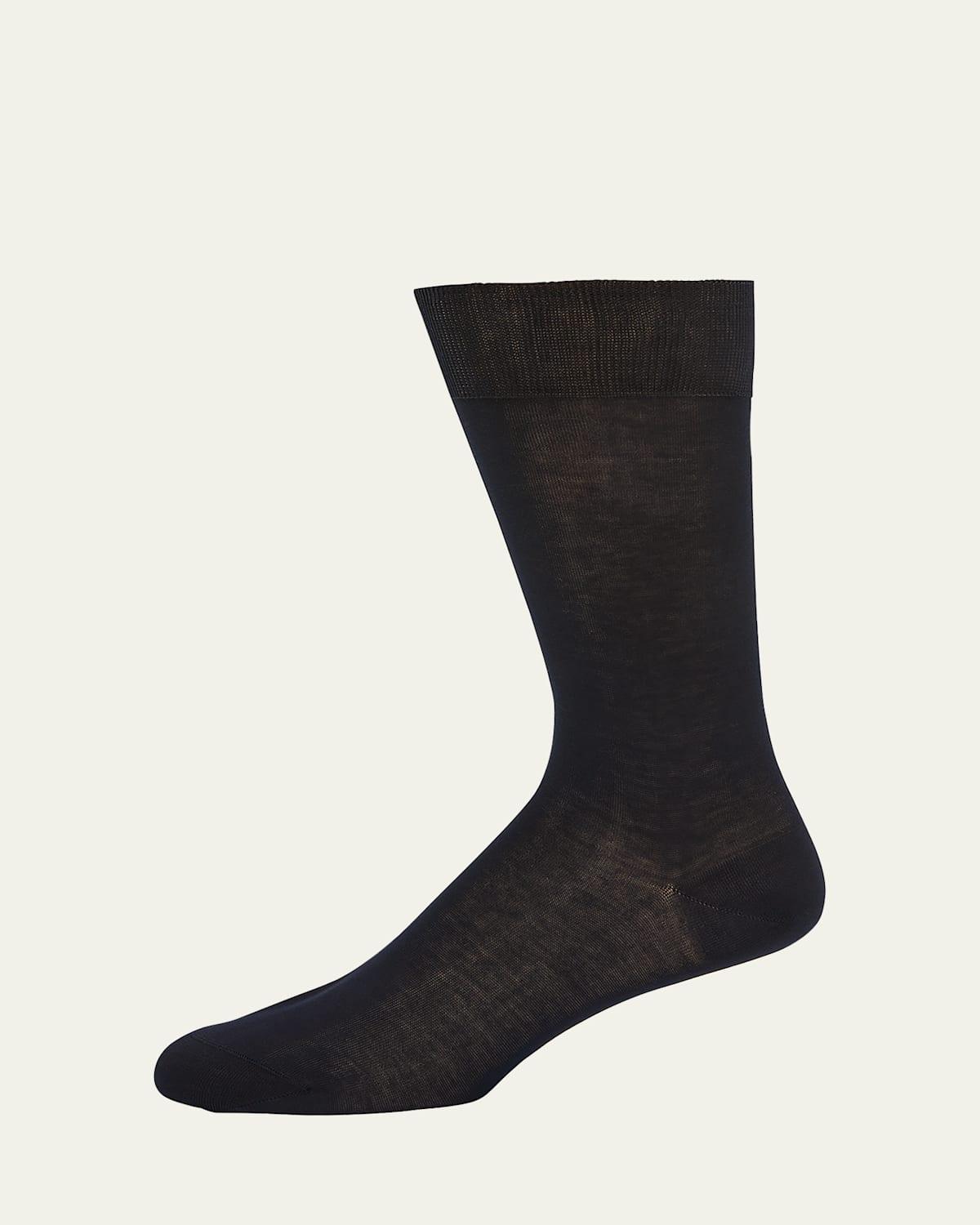 Mens Knit Crew Socks Product Image