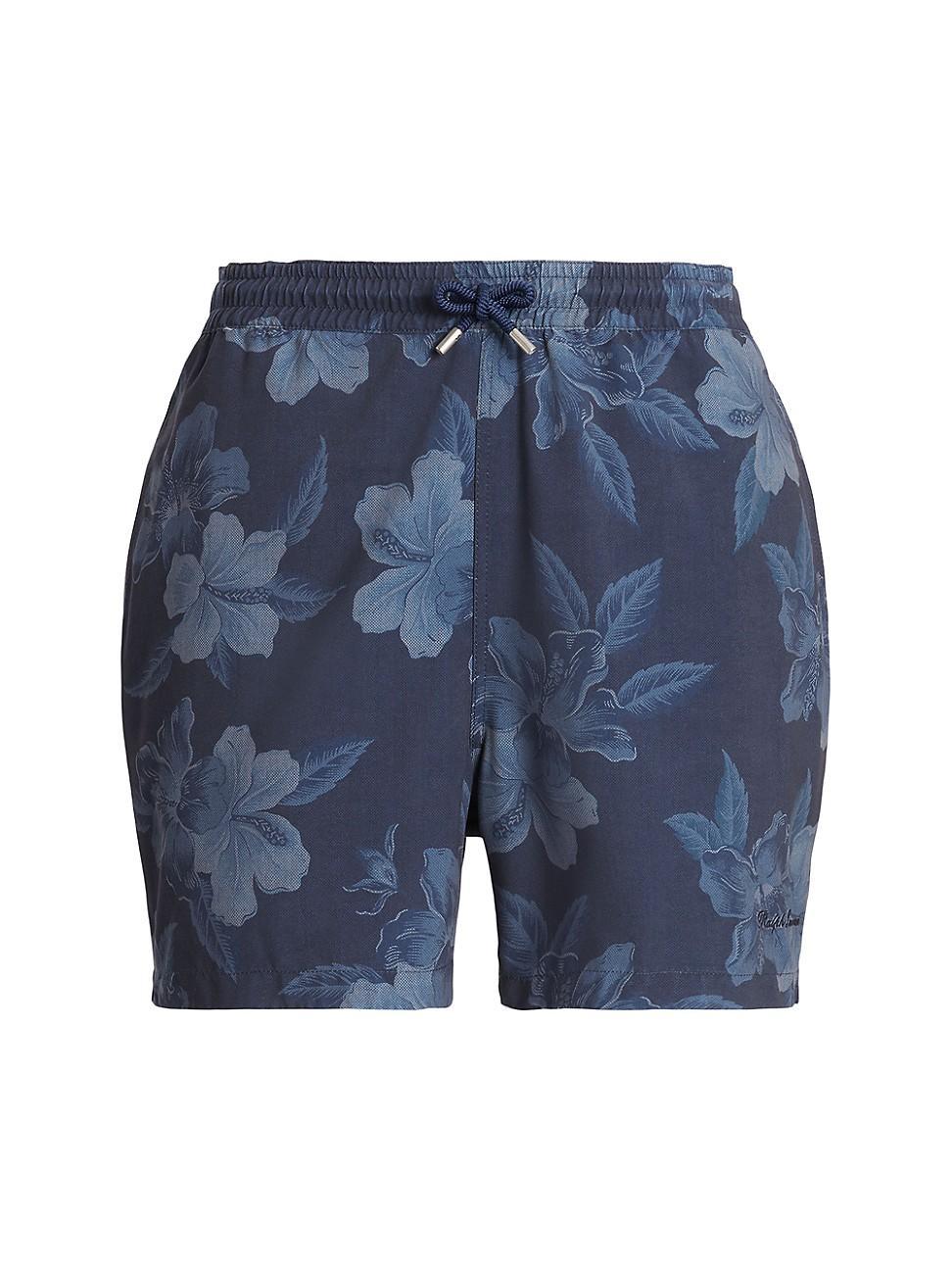 Mens Amalfi Hibiscus Swim Trunks Product Image