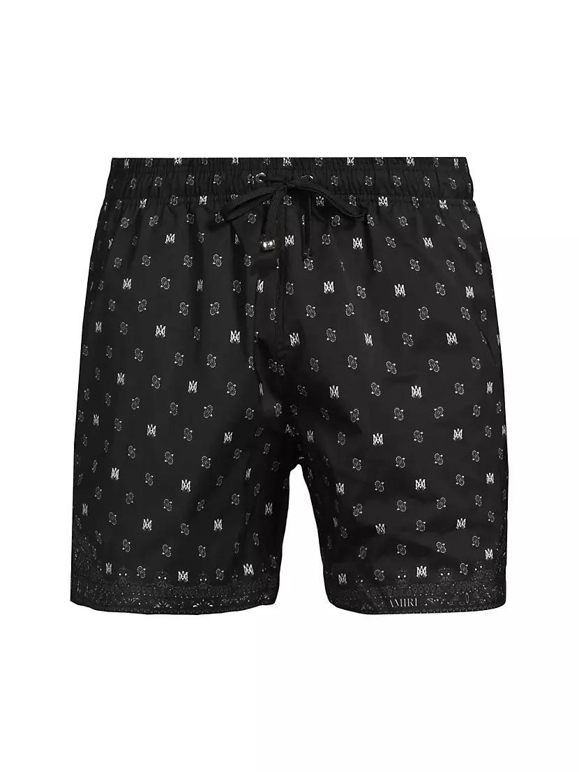 MA Paisley Drawstring Swim Trunks Product Image