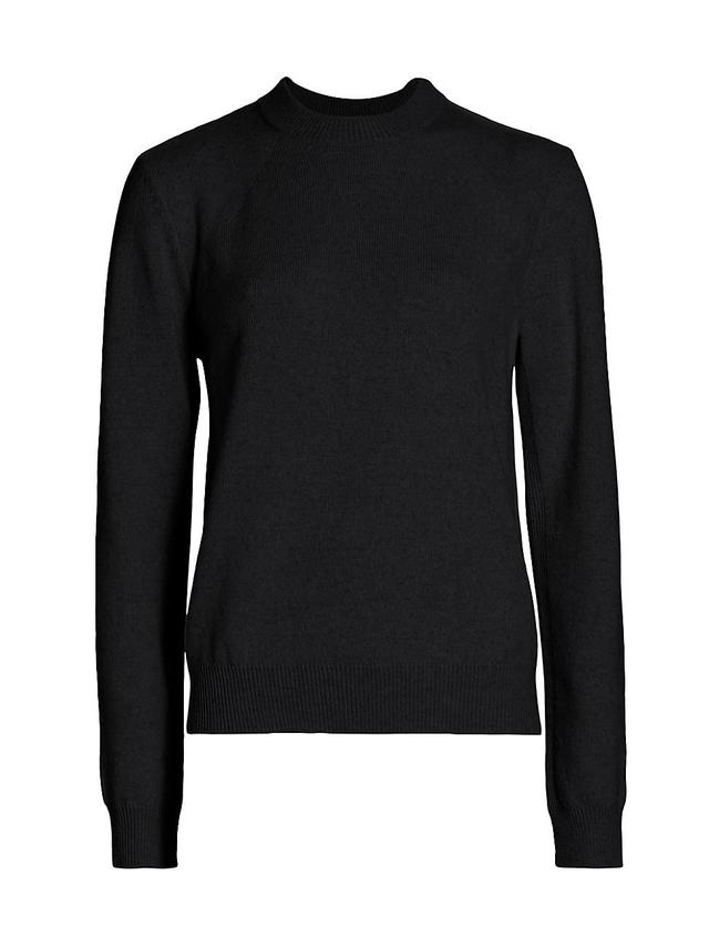 Womens Eco Cashmere Core Knit Crewneck Sweater Product Image