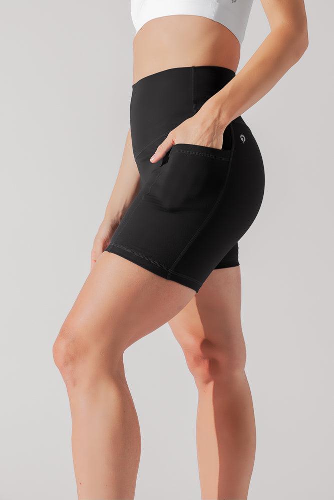 Supersculpt™ Midi Short with Pockets - Black Product Image