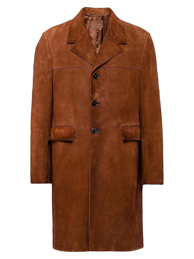 Mens Suede Coat Product Image