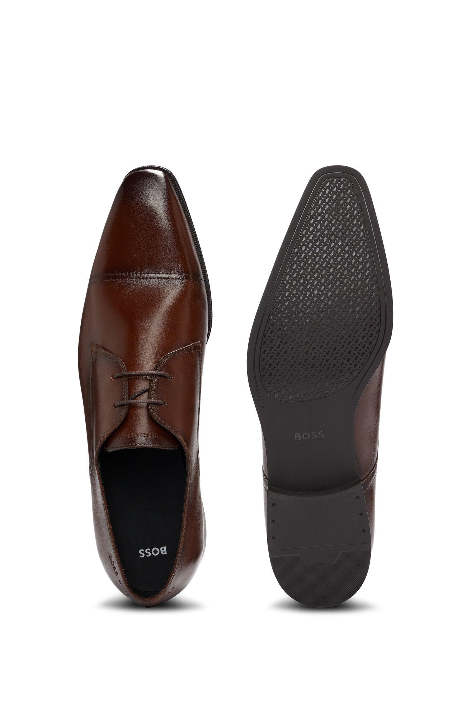 Boss Theon Derby Brown Dress Shoes Male Product Image