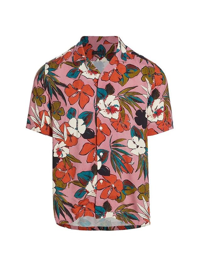 Mens COLLECTION Tropical Floral Camp Shirt Product Image