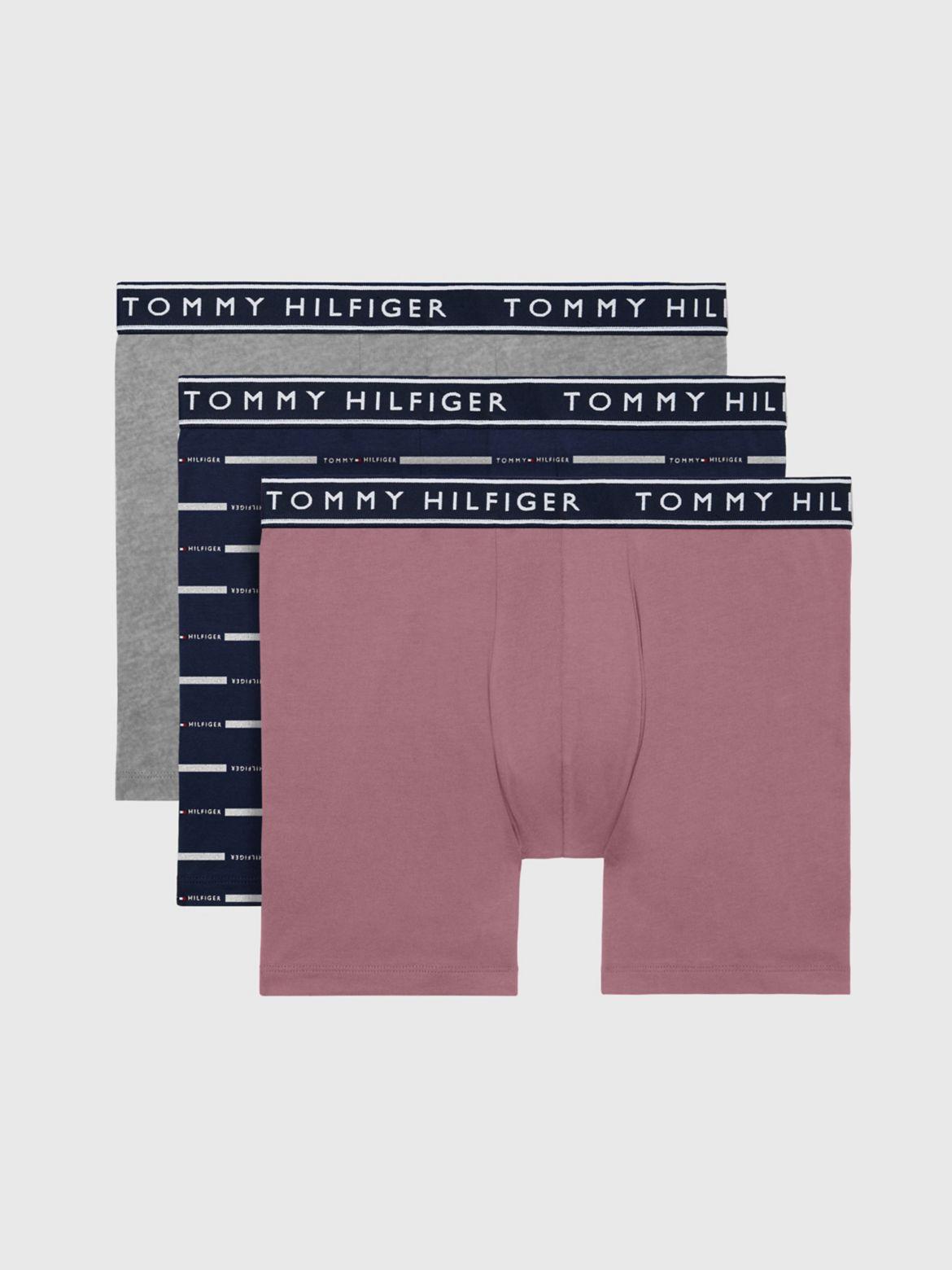 Tommy Hilfiger Men's Cotton Stretch Boxer Brief 3-Pack Product Image