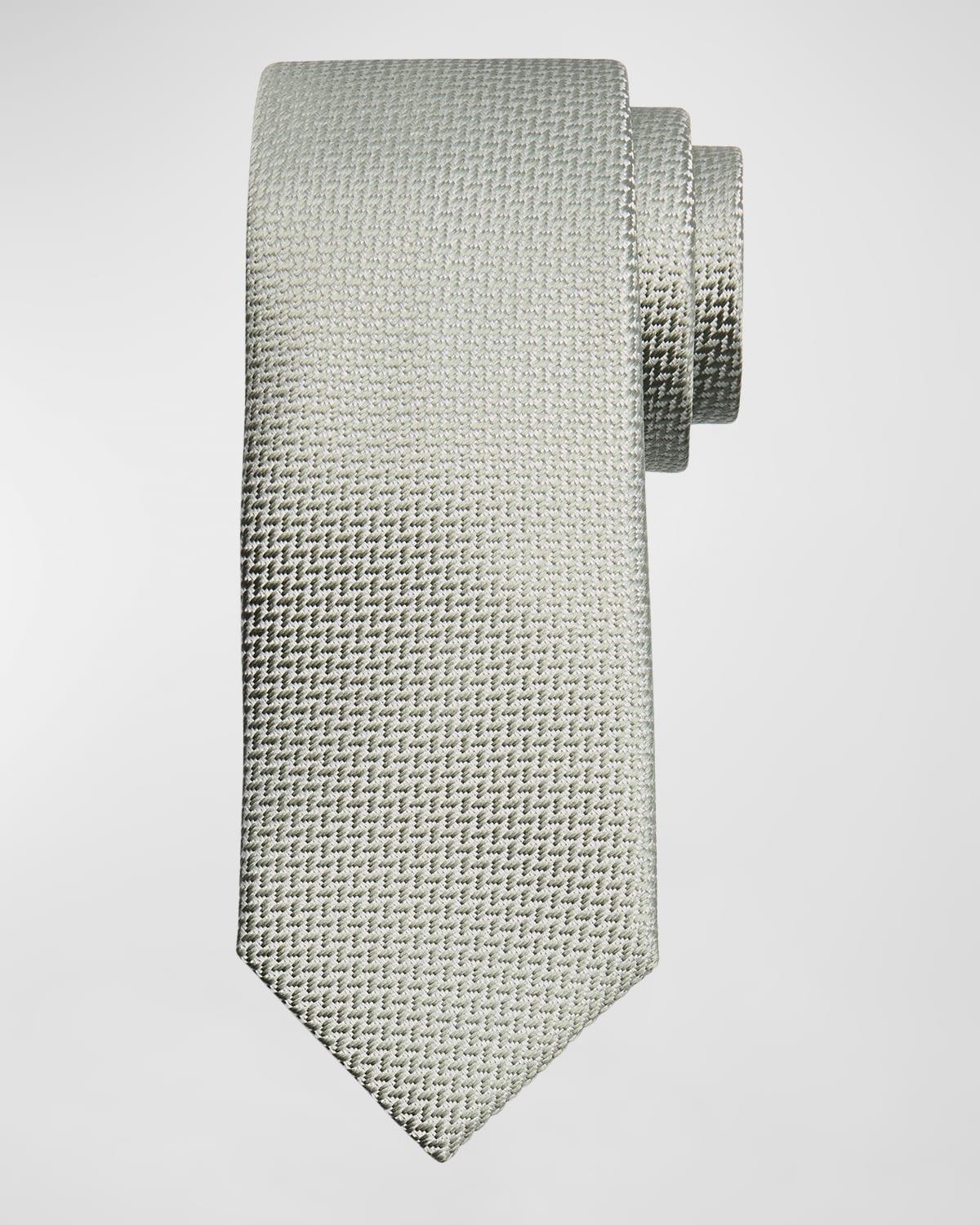 Mens Silk Tonal Chevron Tie Product Image