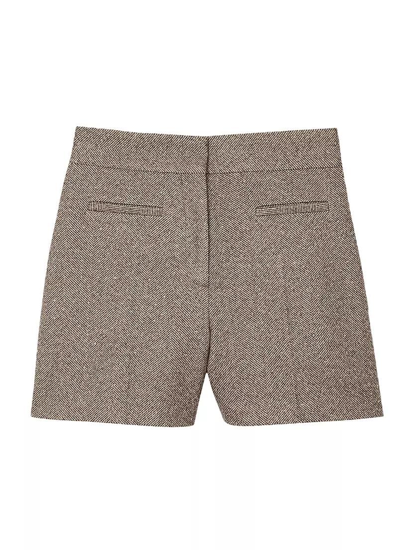 Herringbone Shorts with Rhinestones product image